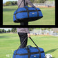 Fitdom 132L 36" Heavy Duty Extra Large Sports Gym Equipment Travel Duffel Bag W/Adjustable Shoulder & Compression Straps. Perfect for Soccer Baseball Basketball Hockey Football Team Coaches & More