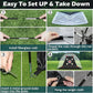 Golf Net,10x7FT with Golf Practice Mat,Hitting Aid Nets for Backyard Driving Chipping Training Swing with Target Outdoor or Indoor–Gifts for Men/Dad/Him