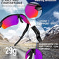 Polarized Sports Sunglasses for Men Women,UV400 Protection Sunglass for Running Cycling Fishing Hiking TR90