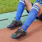 brooman Kids Firm Ground Soccer Cleats Girls Football Cleats with Shin Guards and Soccer Socks
