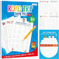 Pen Control & Tracing Activity Pad, 80 Tear-off Sheets Alphabet & Number Handwriting Practice Notepad for Kids, Letters A-Z/Numbers1-20/Patterns Tracing Workbook for Plane, Car Travel, Road Trip