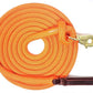 Double Braid Lead Rope with Eye Splice Loop, 12-14FT Lengths (Neon Orange, 12 ft.)