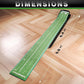 CHAMPKEY Dual-Hole Golf Putting Green Indoor with 3 Golf Putting Gates - Improves Putting Accuracy and Skill Levels Golf Putting Mat - Ideal for Indoor and Outdoor Training