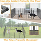 Dog Playpen, Outdoor Dog Fence, 16 Panels, 40" H Dog Pen for Medium/Small Dogs, Heavy Duty Metal Pet Fence with Gate, Portable Dog Fence for RV Camping and Yard (Black)