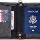 Personalized Leather Passport Holder, Handmade Travel Wallet with Card Slots, Pen Slot | Protector, Custom Engraved Passport Case for Men, Women or Family Organizer