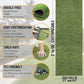 Ottomanson Artificial Grass Puppy Potty Training Pad, 2'7" x 3' Reusable Pee Pad for Small Pets and Dogs