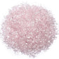 TWINKLING High Luster Fire Glass Gravel Stone Glitter,Broken Glass,Fire Gems Chips,Crushed Glass for Fire Pit Crafts Resin Art Aquarium Garden Decoration,3-6mm,1-Pound Jar (Pink)