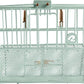Retrospec Apollo Detachable Front Bike Basket Steel Half-Mesh with Integrated Detachable Hooks and Built-In Handle, Easy Assembly and Portability for Bicycles