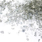 TWINKLING High Luster Fire Glass Gravel Stone Glitter,Broken Glass,Fire Gems Chips,Crushed Glass for Fire Pit Crafts Resin Art Aquarium Garden Decoration,3-6mm,1-Pound Jar (Grey)