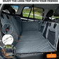 Back Seat Extender for Dog,Waterproof Hard Bottom Dog Car Seat Cover for Back Seat Protector,Foldable Camping Pet Hammock Bed,Easy Clean Travelling Accessories Car SUV Truck (Gray)
