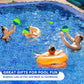 Ayeboovi Toss and Catch Ball Set Outdoor Yard Beach Pool Toys Games for Kids Family Sports 8 Paddles 4 Balls for Toddlers Boys Girls Ages 3-12 Boys Girls Birthday Gift