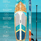 11' Inflatable Stand Up Paddle Board – Extra Wide SUP for Adults & Kids of All Skill Levels, Stable Paddleboard with Pump, Fins, Backpack, Accessories & Waterproof Phone Pouch