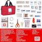 Thrive Home Essentials First Aid Kit (291 Pieces) - First Aid Bag with Multi-Sized Bandage, Gauze, Wipes, Scissors, Gloves, Tape, Ice Pack and More