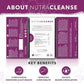 Nutra Tea NUTRACLEANSE - Detox Tea | Colon Cleanse Tea | Constipation Teabags - Full Body Detox Cleanse – Includes Dandelion Root & Burdock Root - 20 Individually Wrapped Bags - Herbal Teas (1 Pack)