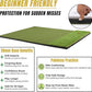 6x4ft Extra Large & 5x4ft Extra Thick Premium Golf Mat | Golf Mats Practice Indoor, Outdoor, or with Simulator/Net | Durable Golf Hitting Mat with Tees