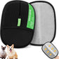Pet-Hair-Removal-Glove Reusable Electrostatic-Gloves-Pet-Hair-Remover for Furniture, Couch, Carpet,Car Seat Pet-Hair-Remover-Tool for Dogs & Cats Hair Remover Mitt Pet-Double-Sided-Grooming-Glove 1Pcs