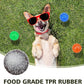 petizer 6 Pack 2.5” Squeaky Dog Toy Balls, Floating Dog Pool Balls, Spiky Dog Balls, Durable Interactive Fetch Toys for Puppy, Dog Chew Toys for Teething (2.5"", Small Dog), Set of 6