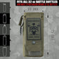 Iron InfideI Battle Bottle Sleeve - 64 oz and 32 oz Water Bottle Sleeve Only for Half Gallon 1L Steel Water Bottle | Rugged Cover with Molle for Versatile Design with Storage for Phone, Wallet & Keys
