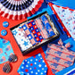 Preboun 100 Pcs Patriotic Dog Bandanas Bulk Labor Day Bandanas for Dogs Triangle Kerchief Scarf Set for Puppy Small Medium Large Workers' Veterans Day Costume Accessories (25.6 x 17.7 x 17.7 Inch)