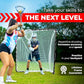 Velocity - Lacrosse Goal - Portable Steel Frame with Black Net, Perfect for Youth and Adult Training, Backyard Design