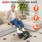 Under Desk Elliptical Machine, Electric Ellipse Leg Exerciser as Seen on TV for Seniors, Pedal Exerciser Fully Assembled with 8 Resistance Levels, Portable Leg Exerciser for Home Office