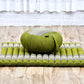 Leewadee Meditation Cushion Set – 1 Round Zafu Meditation Pillow and 1 Square Roll-Up Zabuton Meditation Mat, Pillows Bundle Filled with Kapok