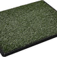 Artificial Grass Puppy Pee Pad for Dogs and Small Pets - 20x25 Reusable 3-Layer Potty Training Pad with Tray - Dog House and Pet Supplies by PETMAKER