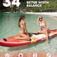Bigfly Inflatable Stand Up Paddle Board 11’*34”*6”, Blow Up Paddle Board for Adults,with Detachable Fins, Pump, Floating Paddle, Safety Leash,Backpack