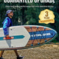 ZLX Inflatable Stand Up Paddle Board, 10'6" SUP Non-Slip Stable Deck Pad, Unique Center Fin, Premium Accessories, Portable Paddleboard for Adults, Beginners, All Skill Levels