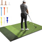6x4ft Extra Large & 5x4ft Extra Thick Premium Golf Mat | Golf Mats Practice Indoor, Outdoor, or with Simulator/Net | Durable Golf Hitting Mat with Tees