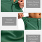 Pudolla Men's Hiking Cargo Shorts 9" Lightweight Outdoor Work Shorts for Men Travel Golf Camping Casual with 5 Zipper Pockets