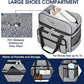 CAB55 2 Ball Bowling Bag with 4 Wheels, Double Bowling Ball Bag with Separate Shoe Compartment, (Up To US Men Size 16), and Multiple Multifunctional Accessory Pockets