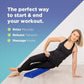 Bean Products High-Density EVA Foam Rollers | Deep Tissue Massager | Myofascial Release Textured Bumps | 36” Half Roller | Made in The USA