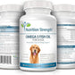 Omega 3 Fish Oil Soft Gels for Dogs with EPA & DHA Fatty Acids for Heart, Skin, Coat & Allergy Support, Hip & Joint & Arthritis Dog Supplement, 180 Soft Gels