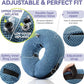 Inflatable Dog Cone Collar - Dog Neck Donut Cone Collar Alternative After Surgery - Soft Cone for Large Medium Small Dogs Cats - Alternative Recovery E Collar (Blue, S)