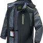 Men's Winter Ski Jacket Warm Waterproof Fleece Liner Snow Coat Hooded Windproof Mountain Raincoat
