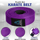 BJJ Belt for Men & Women Brazilian Jiu Jitsu Belt with Ranking Stripes Sleeve Bar Kids Jiu Jitsu Gi Belt