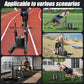 Weight Sled Adjustable Height - Weight Training Pull Sled Gym Equipment for Fitness Strength & Speed Training