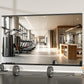 Hasipu 48''x30'' Home Gym Mirror Large Full Length Wall Mounted Full Body Mirror for Yoga Dance Fitness Exercise Studio Bedroom Garage, Frameless Tempered Glass Workout Mirrors Black Rectangular
