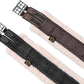 T TEKE Daily English Girths for Horses: Padded with Fleece, Double-Sided Heavy-Duty Elastic and Stainless Steel Buckles (Sizes 38”-56")"