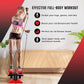 Nordic Lifting Mini Stepper Machine – Stair Climber w/Resistance Bands & LCD – Home Workout Stepper