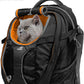 Kurgo G-Train - Dog Carrier Backpack for Small Pets - Cat & Dog Backpack for Hiking, Camping or Travel - Chest Straps & Hip Belt - Reflective - Two Water Bottle Sleeves - Waterproof Bottom (Black)