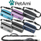 PetAmi Hands Free Dog Leash, Dog Running Leash Belt for Walking Jogging, Dog Waist Zipper Pouch Fanny Pack with Poop Bag Dispenser, Dual Padded Handle Bungee Leash for Small Medium Large Dogs, Single