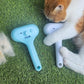 Cat Steam Brush for Shedding, Self Cleaning Cat Brush with Water Spray, 3-in-1 Design for Massage, Hair Removal, and Cleaning, Steamy Brushes for Indoor Cats and Dogs (Blue)