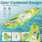 Joy 8'×29"/11'×35" Inflatable Paddle Board for Kids, One-Stop Premium SUP Accessories, Stand Up Paddle Board for More Balance, Tailored Fins for More Fun