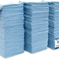 S&T INC. 150 Pack Microfiber Cleaning Cloth, Bulk Towels for Home, Reusable Microfiber Towels for Cars, Cleaning Rags, Light Blue, 11.5 Inches x 11.5 Inches, 150 Count