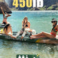 11'6×35" Super Wide Inflatable Stand Up Paddle Board, Ultra Stable SUP Board for Adults, 450lb Capacity with Shoulder Strap, 100L Backpack, Removable US Fin, Floating Paddle, Safety Leash