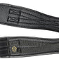 T TEKE Contoured Chafeless Girth for Horses, Airflow Waffle PVC Foam Construction with Double Side Heavy Duty Cotton Elastic and Stainless Steel Buckles (38"-56")