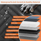 Dog Car Seat Cover for Back Seat,100% Waterproof & Scratchproof Back Seat Pet Cover for Dogs,5MM PP Board Hard Bottom Dog Bed for Car,Supports 400lbs Back Seat Extender for Dogs for Car/SUV