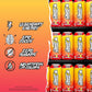 GHOST Energy Drink - 12-Pack, Strawbango, 16oz - Energy & Focus & No Artificial Colors - 200mg of Natural Caffeine, L-Carnitine & Taurine - Gluten-Free & Vegan